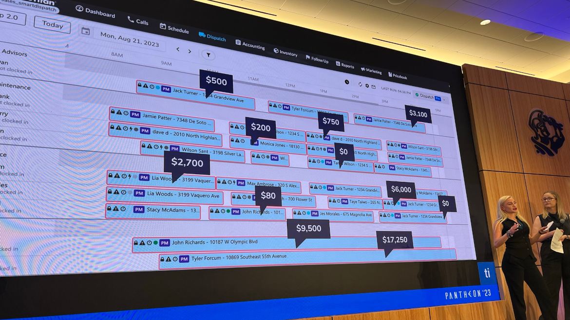 04 PM 1123 AI for Trades. ServiceTitan presentation of Job Value Predictor (JVP) at the Pantheon 2023.