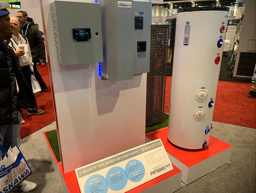 Ambient Heat Pump System Display at AHR Expo