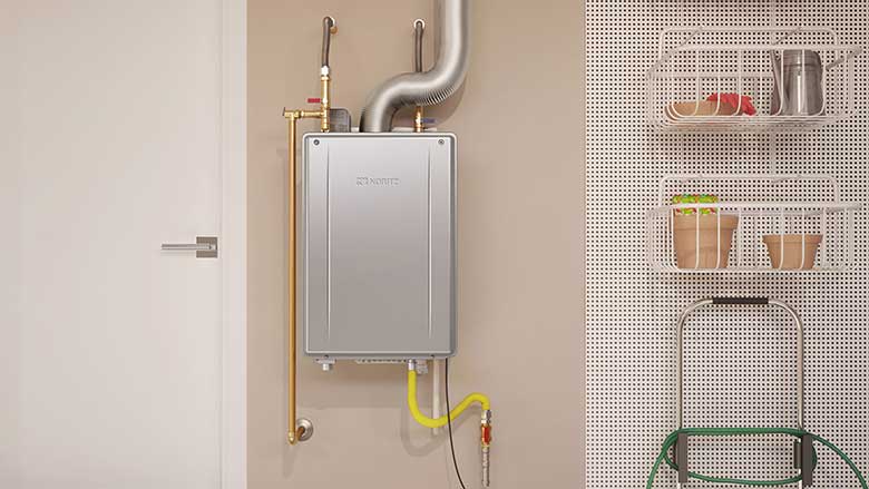 Noritz EZ Series of high-efficiency, condensing tankless water heater