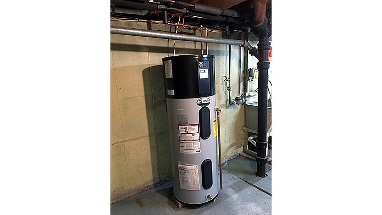 Voltex hybrid electric heat pump water heater